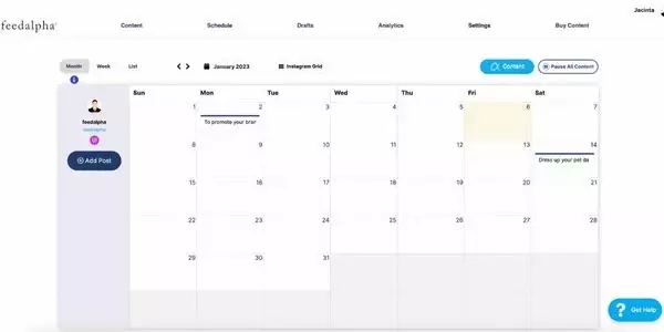feedalpha schedule feedalpha schedule