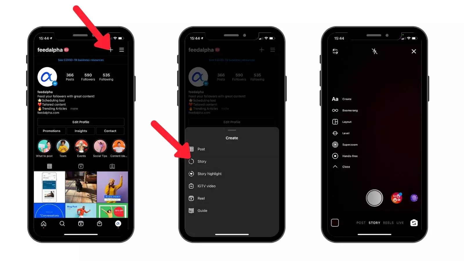 feedalpha-instagram-stores instagram stories