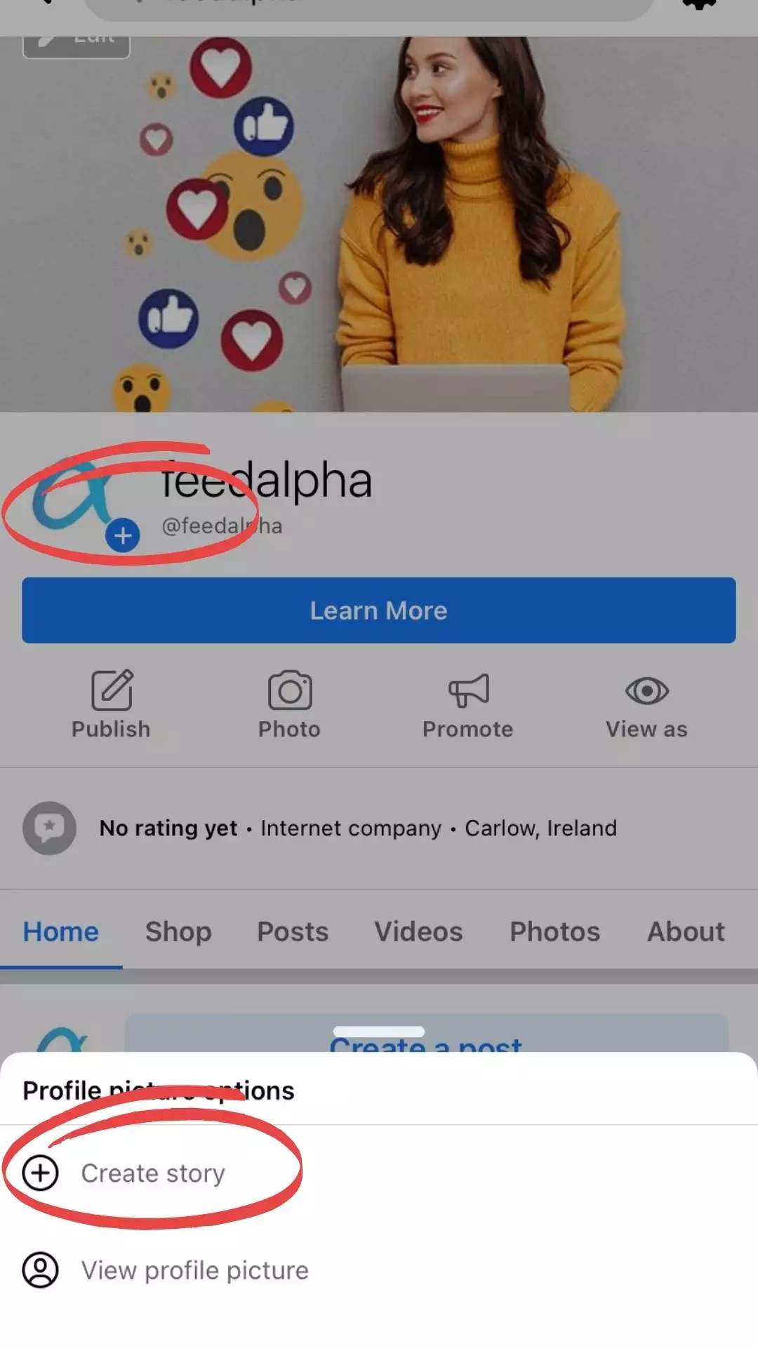 Facebook stories Facebook stories