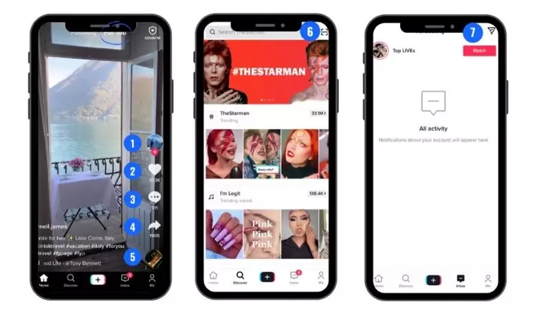 Tiktok home page Tiktok home page