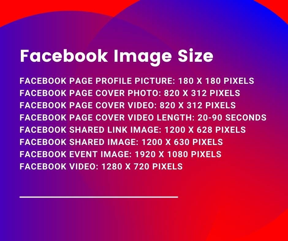 facebook image size facebook image size