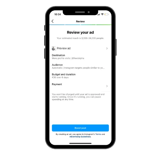 instagram promotions review