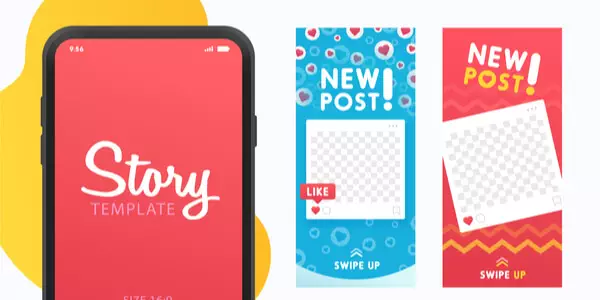 Instagram story template