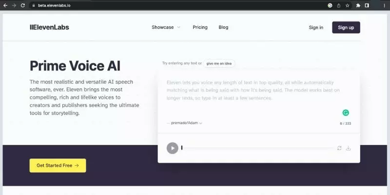 Eleven Labs AI Software Eleven Labs AI Software