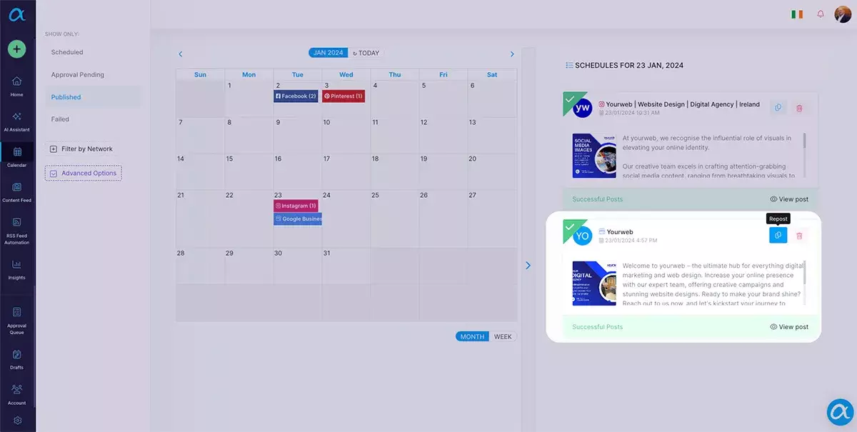 visual calendar
