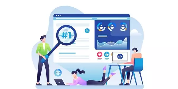 Landing page website traffic